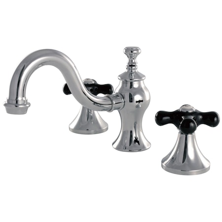 Kingston Brass KC7161PKX 8" Widespread Bathroom Faucet, Polished Chrome KC7161PKX